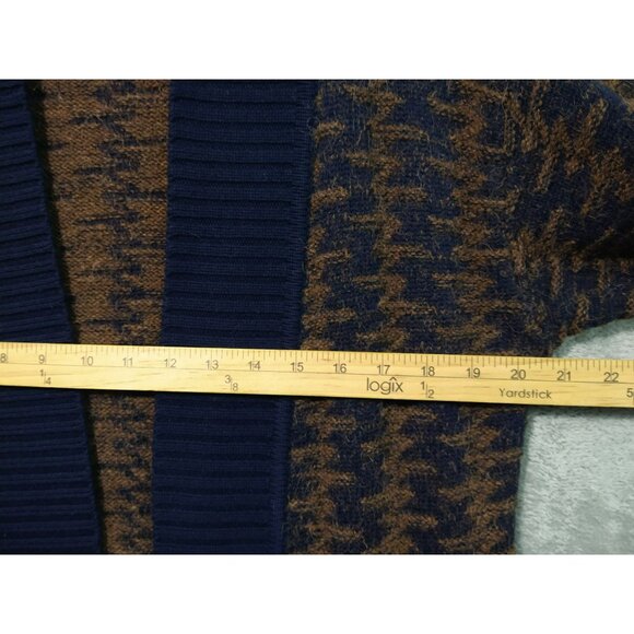 Pendleton Sweater Womens Small Petite Blue Wool Alpaca Cardigan Aztec Southwest - Picture 4 of 8